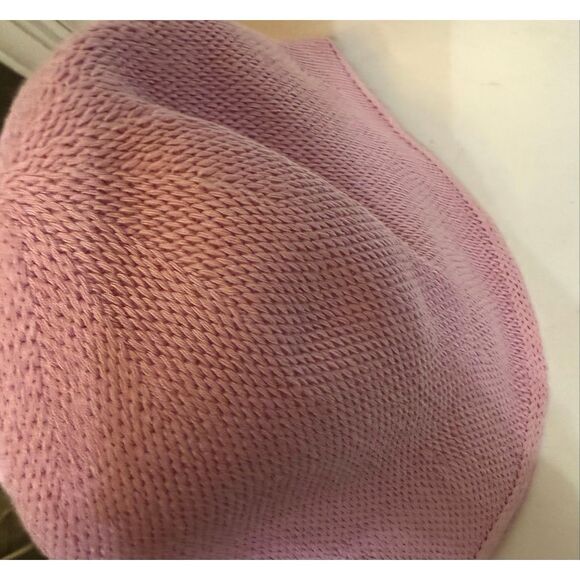 Zara Kids Girls Knit Lightweight Cotton Blend Bucket Hat Pink Size 10-14 NWT - Picture 2 of 8